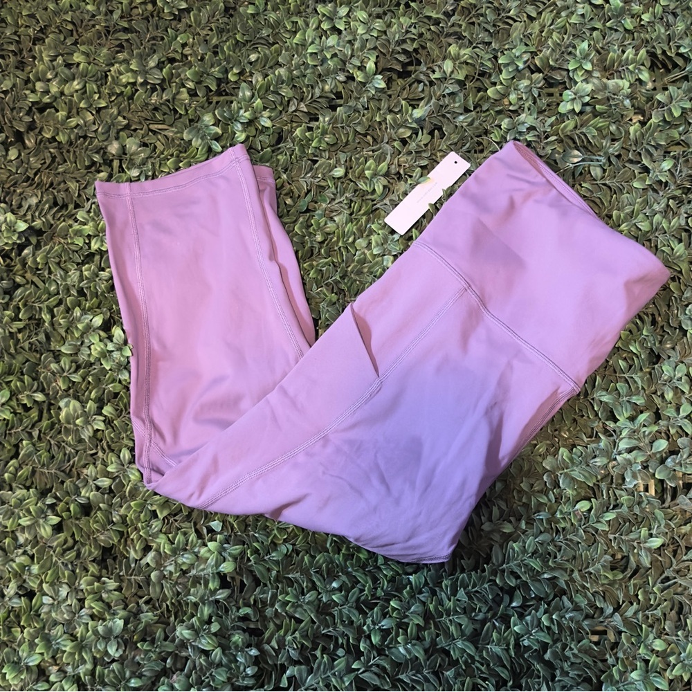 Purple Performance Leggings with Stretchy Fit